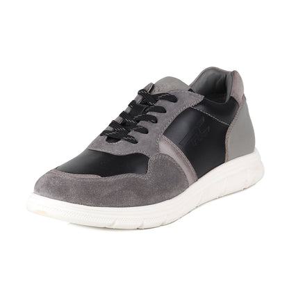 REDCHIEF Blk/Gray Leather Casual Oxford for Men RC3945 104