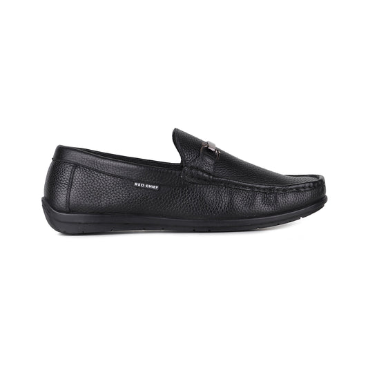 Red Chief Black Casual Loafer Shoes for Men RC3948 001