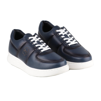REDCHIEF Blue Leather Casual Oxford for Men RC3949 002