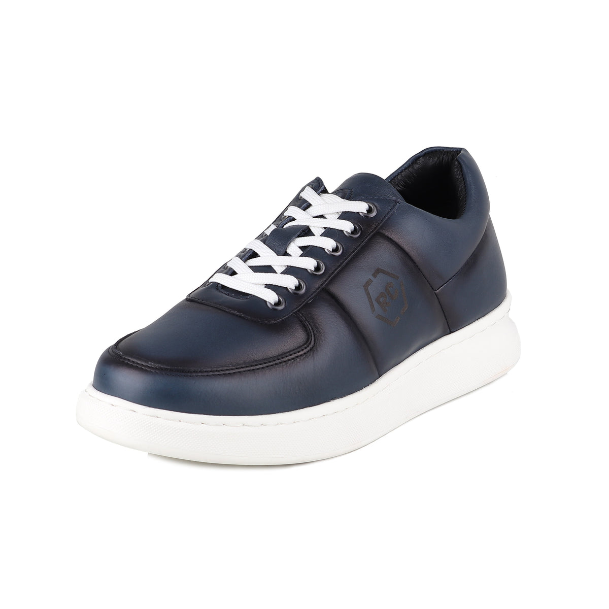 REDCHIEF Blue Leather Casual Oxford for Men RC3949 002