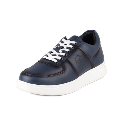 REDCHIEF Blue Leather Casual Oxford for Men RC3949 002
