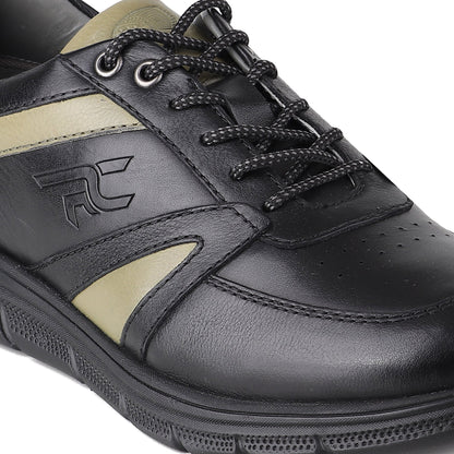 REDCHIEF Olive/Black Leather Casual Derby for Men RC3950 G0070