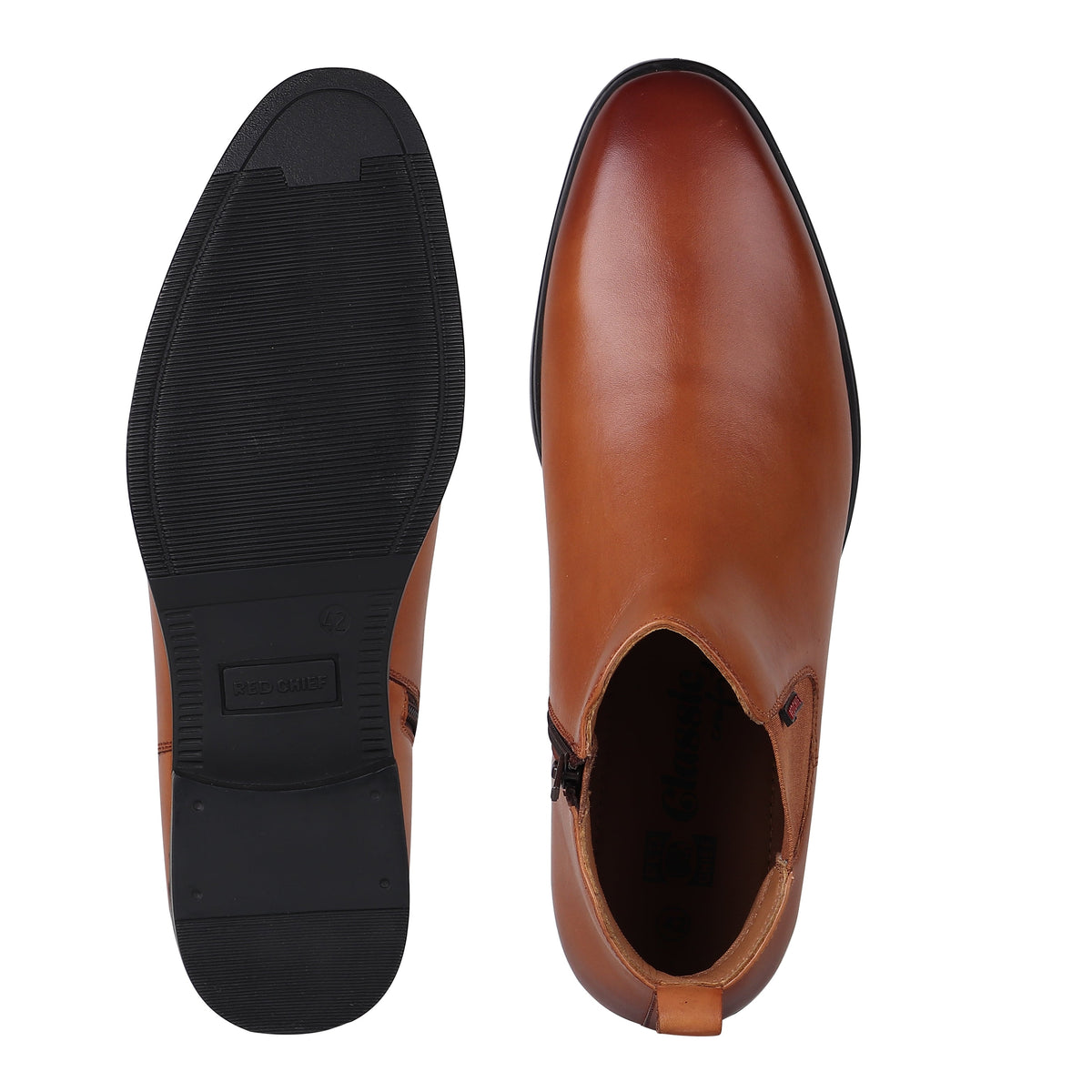 Red Chief Tan Casual Boot Shoes for Men RC3967 006