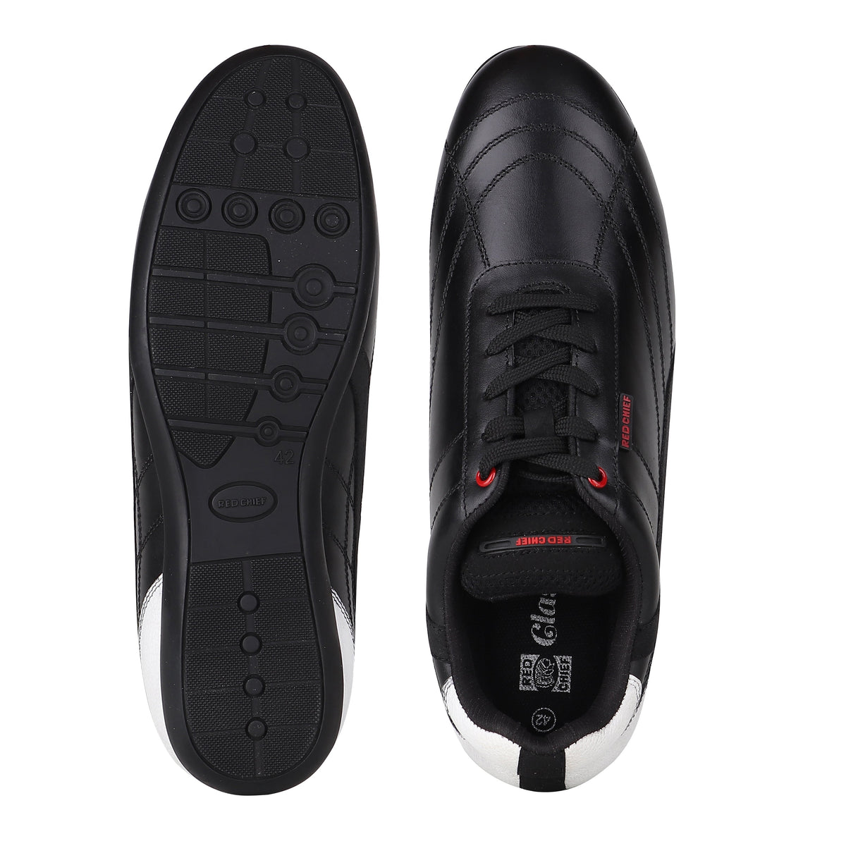 Red Chief Black Casual Sneaker Shoes for Men RC3971 001