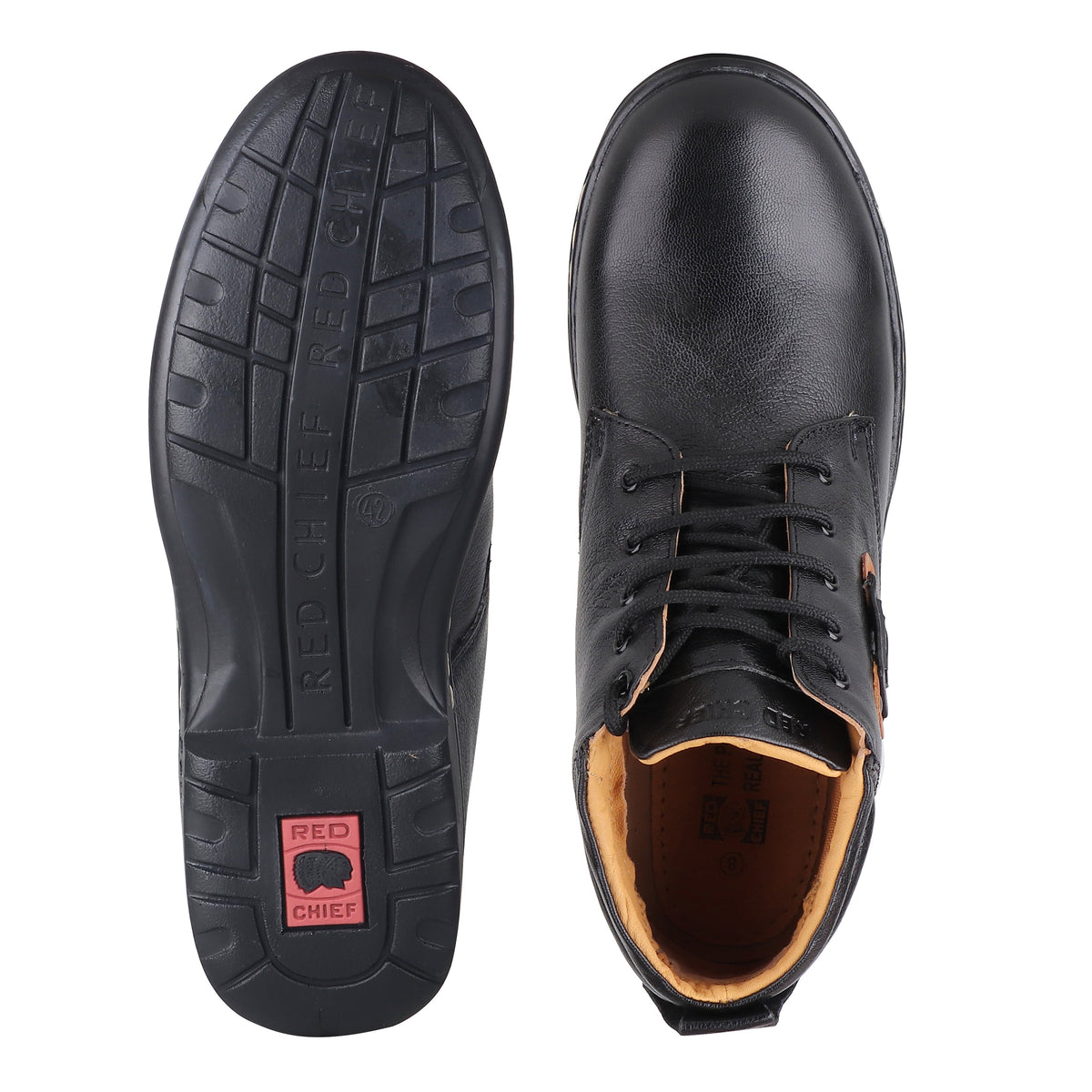 Red Chief Black Casual Boot Shoes for Men RC6011 001