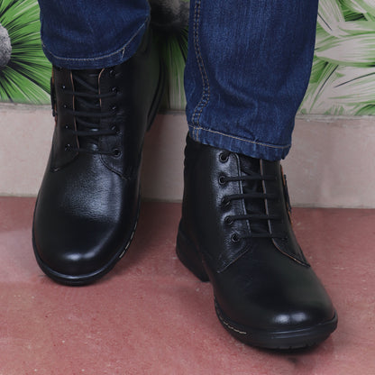 Red Chief Black Casual Boot Shoes for Men RC6011 001