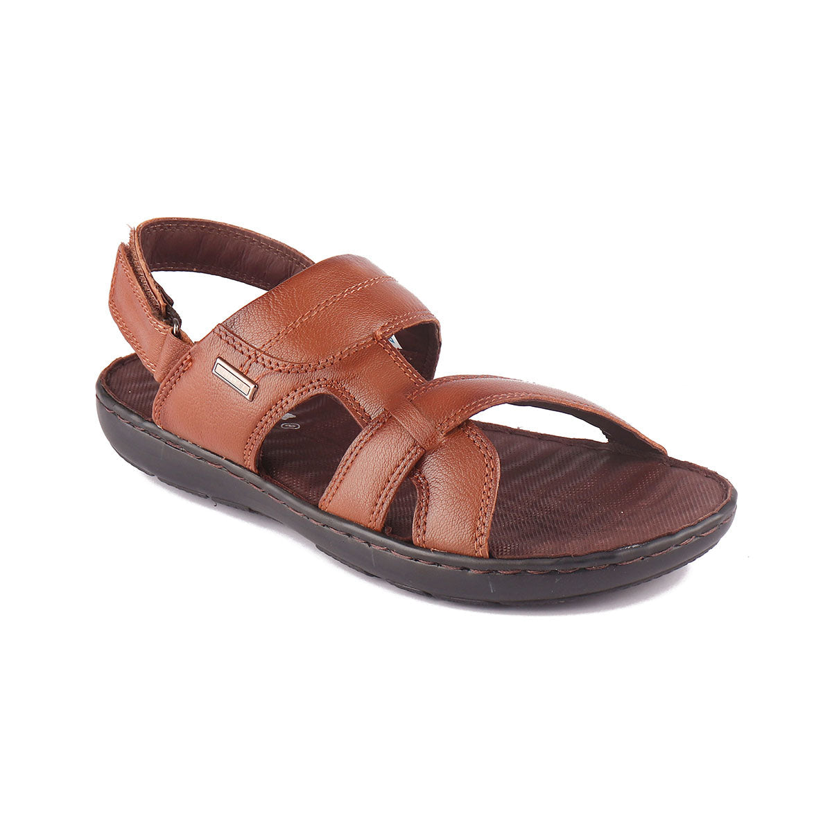 RED CHIEF Tan Leather Sandal for Men RC7070 006