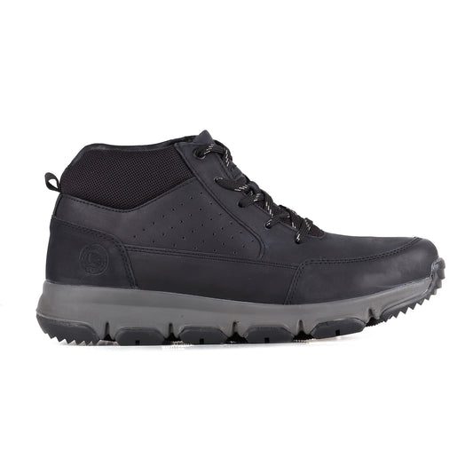 Red Chief Genuine Leather Low Ankle Lace Up Black Casual Shoes For Men |RC9300 001